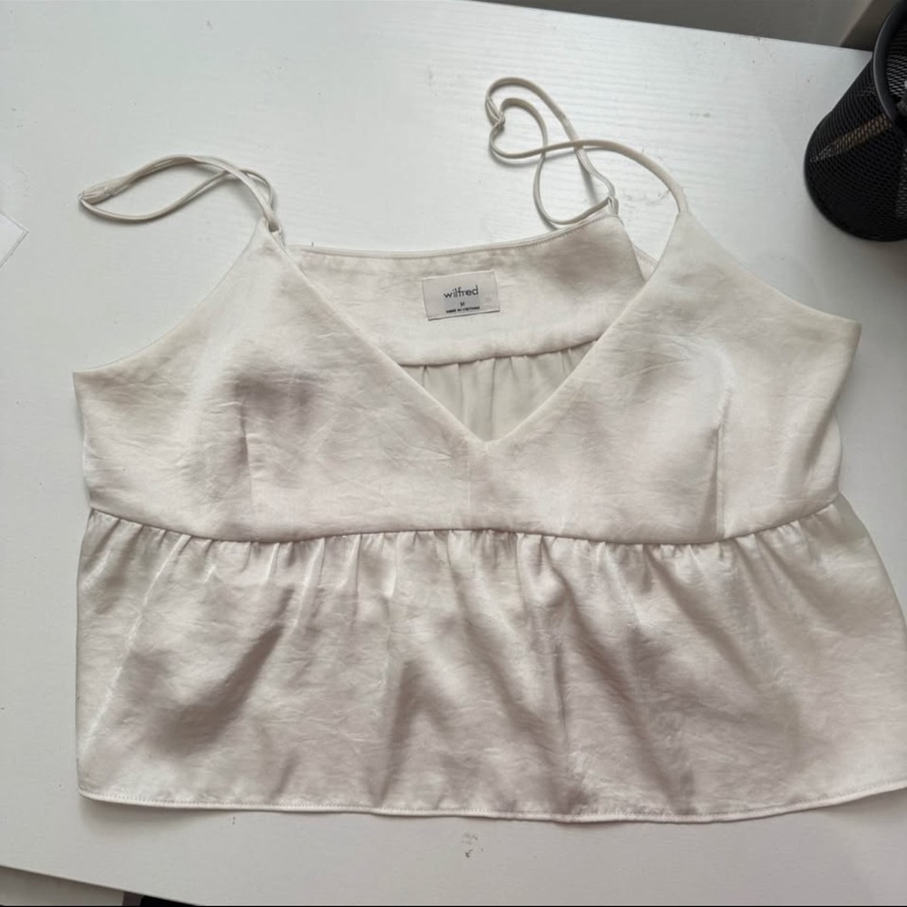 Wilfred Aritzia Love Satin Camisole